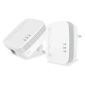 STRONG KIT DA DUE POWERLINE FORMATO MINI CPL 600 MBIT/S 1+1 ETHERNET - NO WIFI