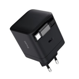TRUST ALIMENTATORE/CARICABATTERIA 65W 1 PORTE USB-C + CAVO RETRATTILE USB-C - PLASTICA RICICLATA 50