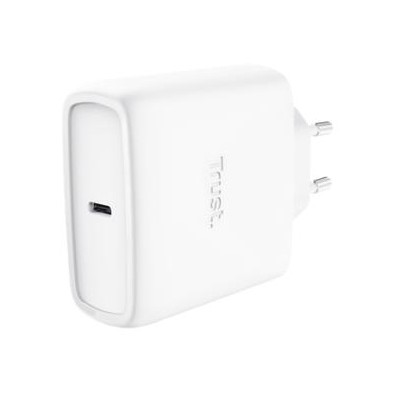 TRUST ALIMENTATORE/CARICABATTERIA 65W USB-C GAN - CAVO RICARICA INCLUSO - PLASTICA RICICLATA 50 - M