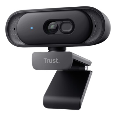TRUST WEBCAM 2K QHD 2560X1440p - FILTRO PRIVACY - TOMAR - NERO