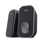 TRUST SET ALTOPARLANTI SPEAKERS 2.0 12W PICCO (6W RMS) CON PRESA PER CUFFIE - ADOR 2.0 - NERO/GRIGIO