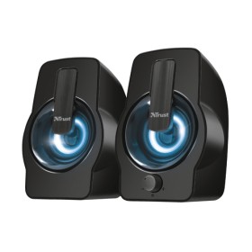 TRUST SET ALTOPARLANTI SPEAKERS 2.0 12W PICCO (6W RMS) ILLUMINATI LED RGB - GEMI - NERO