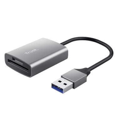 TRUST CARDREADER VELOCE USB-A 3.2 - DALYX ALLUMINIO