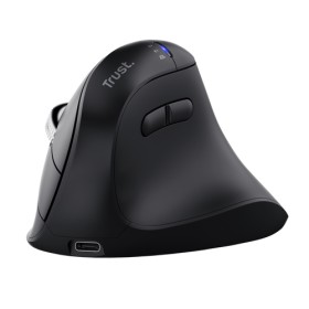 TRUST MOUSE ERGONOMICO VERTICALE HYPERSCROLL WIRELESS RICARICABILE MULTICONNECT 2x BT + WL 2,4GHZ (U