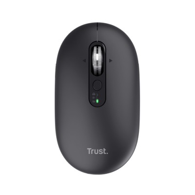 TRUST MOUSE WIRELESS HYPERSCROLL RICARICABILE MULTICONNECT WL 2,4GHZ + 2x BT ULTRASOTTILE SILENT - 3