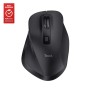 TRUST MOUSE WIRELESS RICARICABILE MULTICONNECT BT + WL 2,4GHZ - 2.400DPI - PLASTICA RICICLATA 50 -