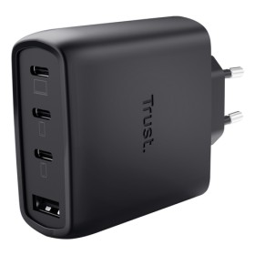 TRUST ALIMENTATORE/CARICABATTERIA 65W 4 PORTE (3 USB-C, 1 USB-A) GAN - CAVO RICARICA 2M INCLUSO - PL
