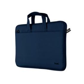 TRUST BORSA LAPTOP/NOTEBOOK FINO A 14" ECO - REALIZZATA CON PET RICICLATO - BOLOGNA BLU