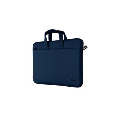 TRUST BORSA LAPTOP/NOTEBOOK FINO A 14" ECO - REALIZZATA CON PET RICICLATO - BOLOGNA BLU