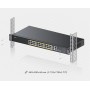Switch Easy Managed Gigabit 24 Porte GbE PoE, 2 Uplink GbE, 2 Uplink SFP/RJ45 Combo, GS1028EPS2