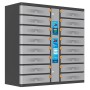 Armadio di Ricarica USB-C&trade 16 Scomparti con Chiusura a PIN e Touchscreen 850W Grigio