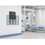 Supporto a Muro per TV con Schermo da 55'' a 75'' con Regolazione Altezza senza Attrezzi e Blocco di Sicurezza