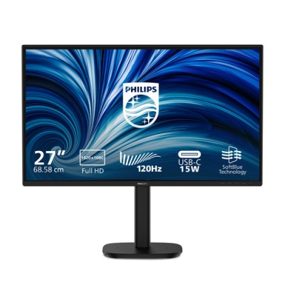 PHILIPS MONITOR 27 LED IPS  FHD 16:9 4MS, REG ALTEZZA, VGA/DP/HDMI