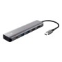 TRUST ADATTATORE DOCKING STATION MULTIPORT 6 IN 1 , 2 HDMI 4K, 1 USB-C, 1 USB-C PD, 2 USB-A 3.2, DAL