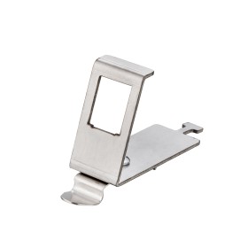 Adattatore per Modulo Keystone 1xRJ45 per Guida DIN con Fermacavo