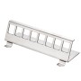 Adattatore per Modulo Keystone 8xRJ45 per Guida DIN