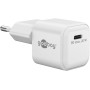 Alimentatore Caricatore Rapido USB-C&trade PD GaN Nano 20W 3A Bianco