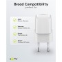 Alimentatore Caricatore Rapido USB-C&trade PD GaN Nano 20W 3A Bianco