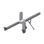TRUST SUPPORTO/RIALZO PER LAPTOP - PIEGHEVOLE IN ALLUMINIO - MACY - GRIGIO