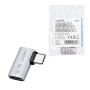 Adattatore USB 4.0 USB-C&trade Maschio/Femmina Angolato 90&deg 40 Gbps 4K e 8K, 240W PD 3.1 Nero