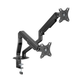 Supporto da Scrivania per 2 Monitor 17-32'' con Molla a Gas Estensione 461 mm