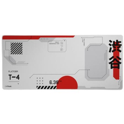 TRUST TAPPETINO/MOUSEPAD XXL 930x400 LAVABILE - PROTEGGI SCRIVANIA MISURA - GXT759 -JAPAN WHITE