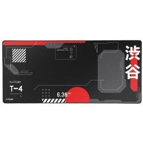 TRUST TAPPETINO/MOUSEPAD XXL 930x400 LAVABILE - PROTEGGI SCRIVANIA MISURA - GXT759 - JAPAN NERO